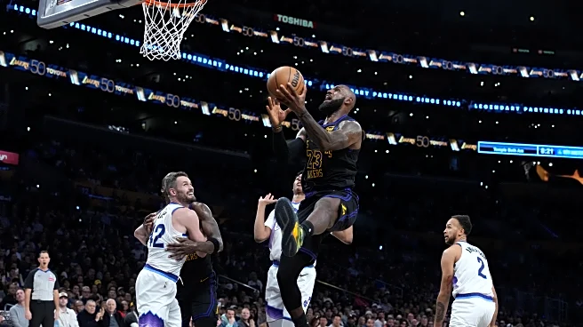 LeBron James says he was happy with his performance in season debut