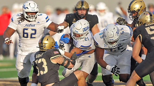 Tulsa stuns Army 26-25 on road in wild finish