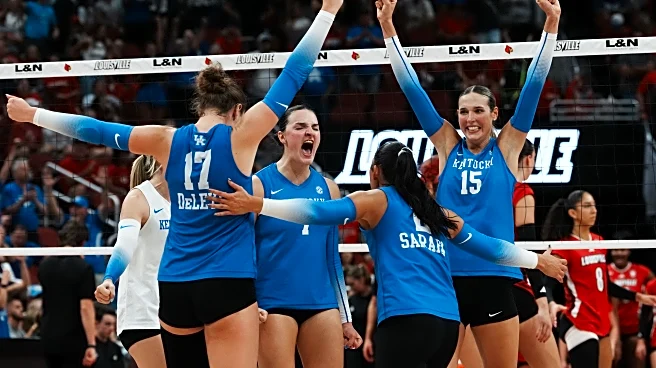 Kentucky Volleyball rallies from 0-2 hole to beat Texas for SEC Tournament Championship