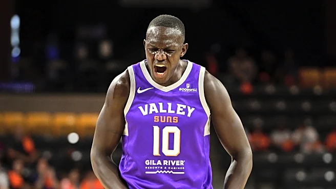 Maluach’s G League night told its story in four pieces, one quarter at a time