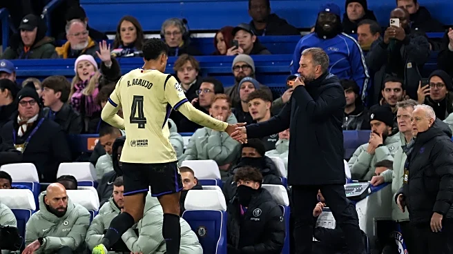 Hansi Flick delivers his verdict on Ronald Araujo’s red card for Barcelona against Chelsea