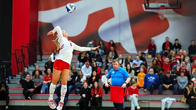 Maryland volleyball falls to Washington in straight sets