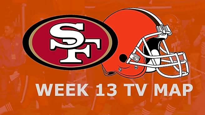Cleveland Browns vs. San Francisco 49ers: Week 13 TV Map