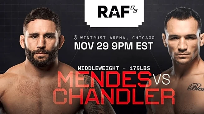 RAF 03 card, start time, date and location | Chandler vs. Mendes