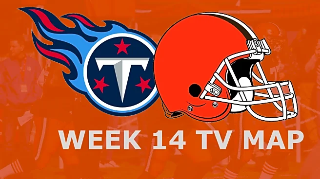 Cleveland Browns vs. Tennessee Titans: Week 14 TV Map