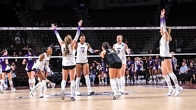 Women’s Volleyball: TCU sweeps Stephen F. Austin in first round of NCAA Tournament