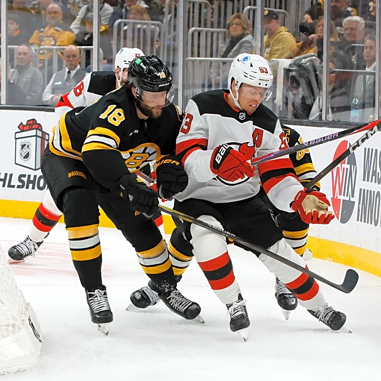 New Jersey Devils Lose Fifth Straight In 4-1 Loss To Boston Bruins