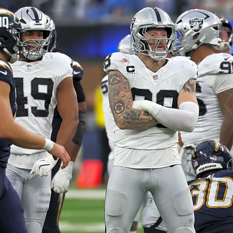 Maxx Crosby is active Sunday against Denver Broncos