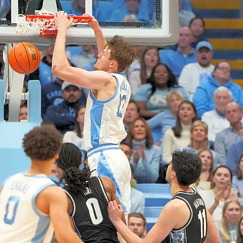 UNC pulls away from Georgetown in the second half, wins 81-61