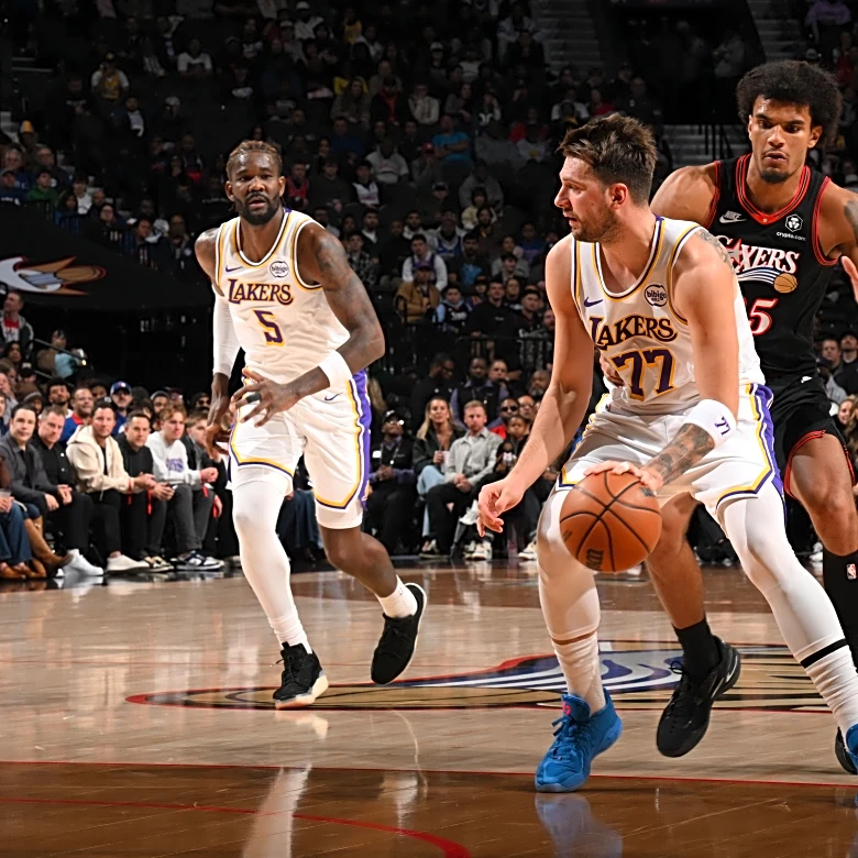 Luka Dončić’s triple-double, LeBron James’ heroics gives Lakers win in Philly