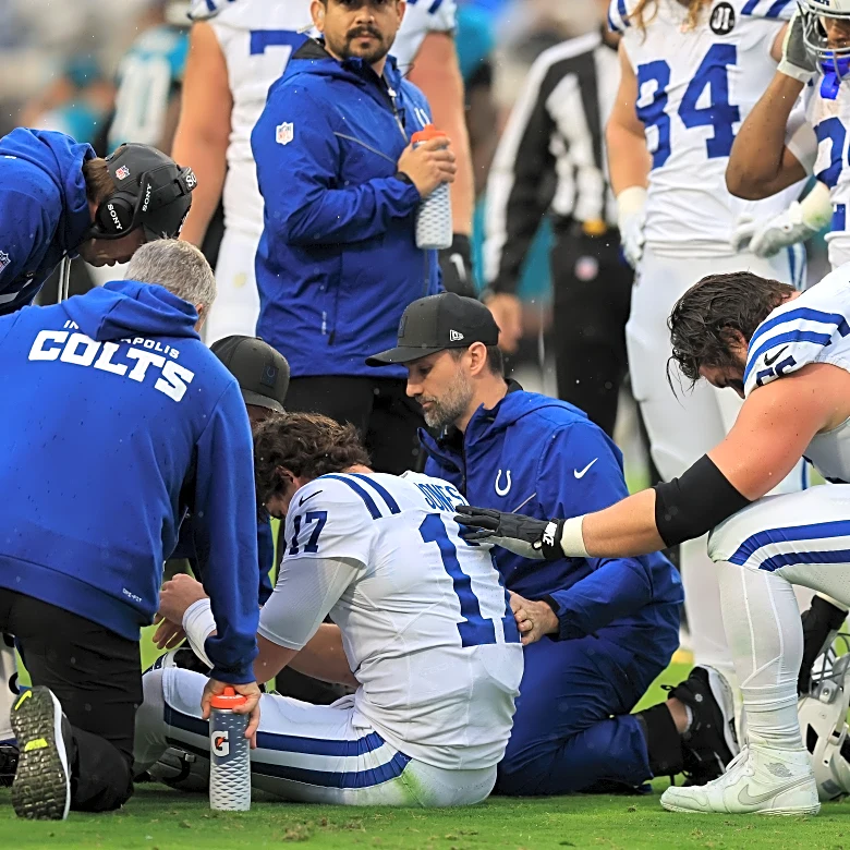 Colts Daniel Jones season-ending Achilles injury sets up team’s latest QB conundrum