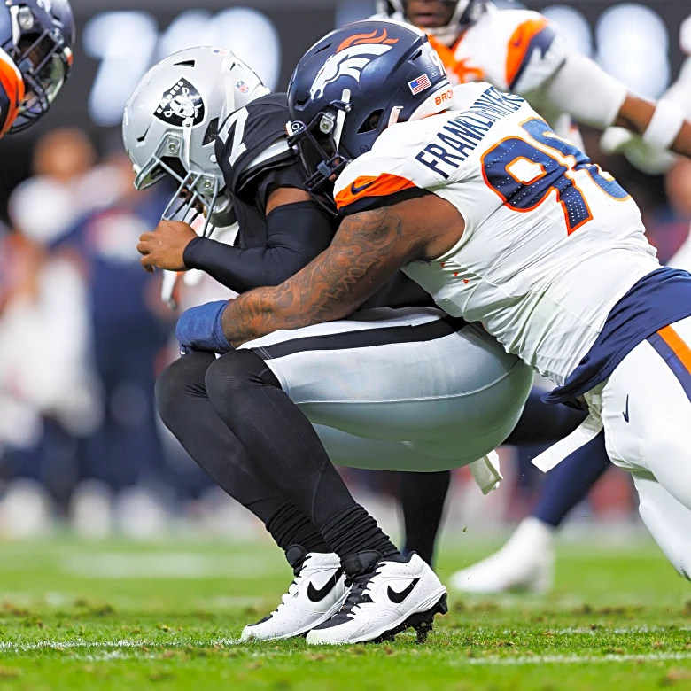 Denver Broncos play keep away, drop Las Vegas Raiders