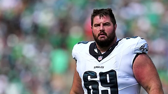 Landon Dickerson injury: Eagles guard leaves Chargers game early