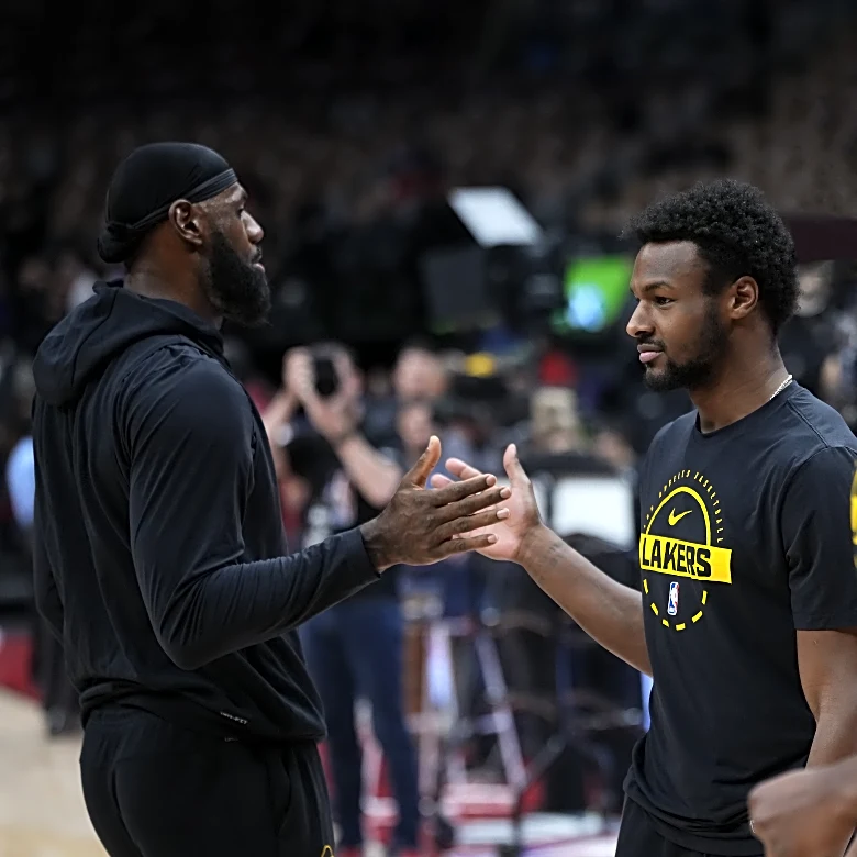 LeBron James talks Bronny’s development: ‘I was just super proud of him’