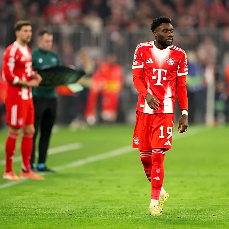 Bayern Munich’s Alphonso Davies shares his much-awaited return from injury with Jamal Musiala after defeating Sporting CP