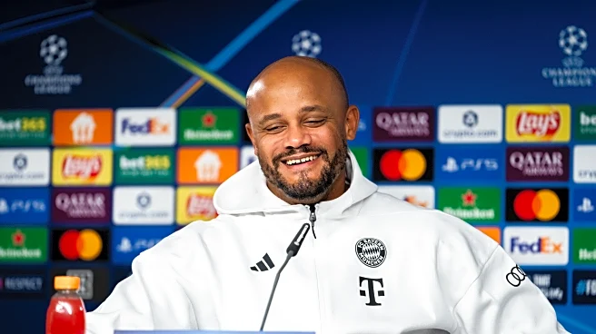 Vincent Kompany all smiles after Bayern Munich’s 3-1 win over Sporting CP in Champions League