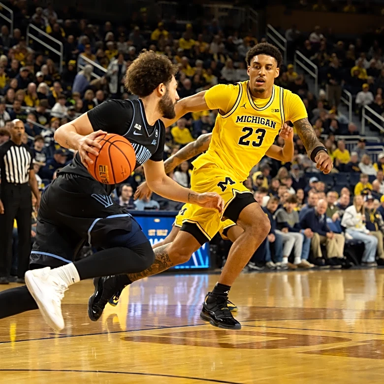 Villanova Scores Less Points Than Michigan, Takes Road Loss