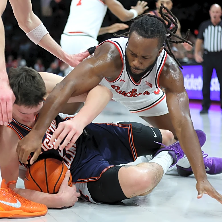 12 key moments from Ohio State’s 88-80 loss to No. 13 Illinois