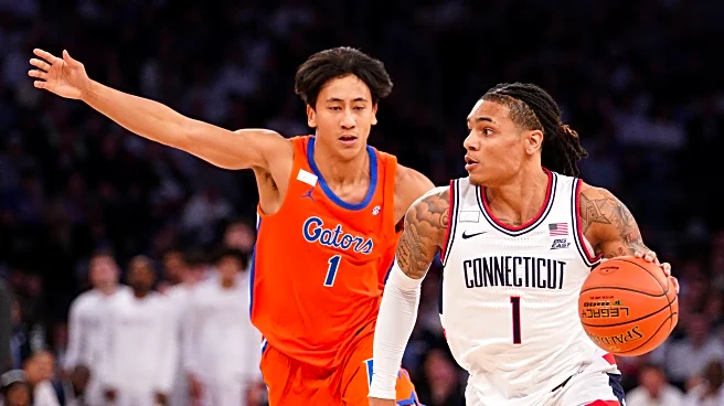 No. 5 UConn Holds Off No. 18 Florida 77-73