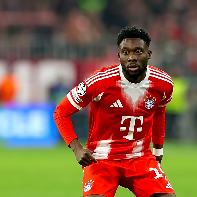 Bayern Munich’s Alphonso Davies lost for words in emotional come back from ACL injury