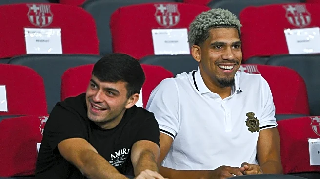 ‘He’s like a brother’ – Pedri sends support to Barcelona team-mate Ronald Araujo