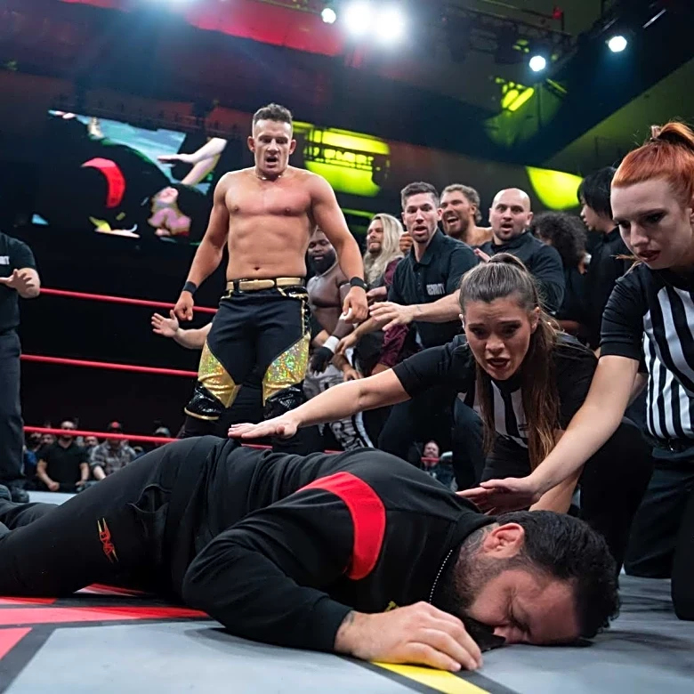 Teams announced for TNA vs. NXT steel cage match