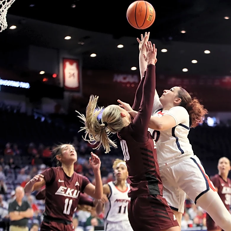 Arizona women’s basketball holds on to defeat Eastern Kentucky