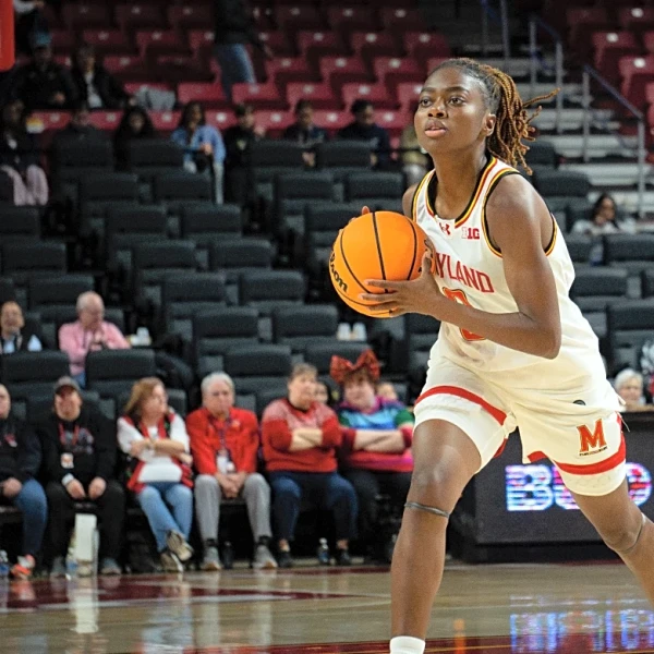 Shorthanded No. 7 Maryland women’s basketball dominates Delaware State, 91-21, remains unbeaten