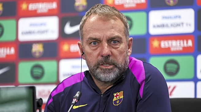 Hansi Flick talks competition between Ferran Torres and Robert Lewandowski for Barcelona starting striker spot