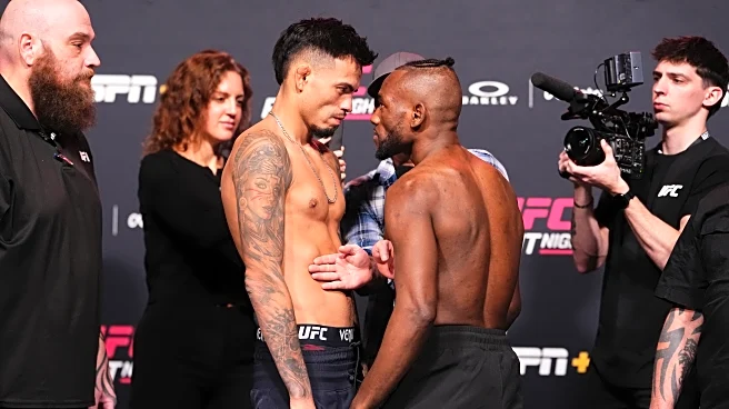 Face off! Brandon Royval stares down Manel Kape at UFC Vegas 112 weigh ins (Video)
