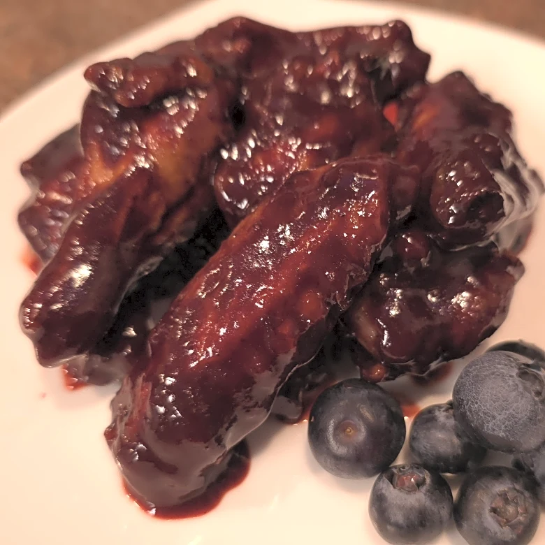 Buffalo Bills tailgate recipes: New England-Inspired Blueberry Wings