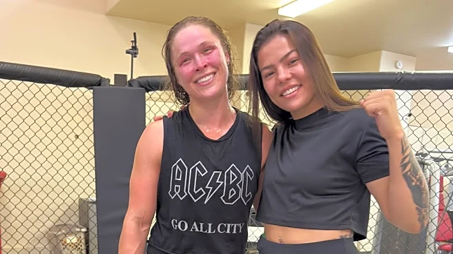 Luana Santos suggests ideal opponent for Ronda Rousey’s final UFC fight after meeting idol