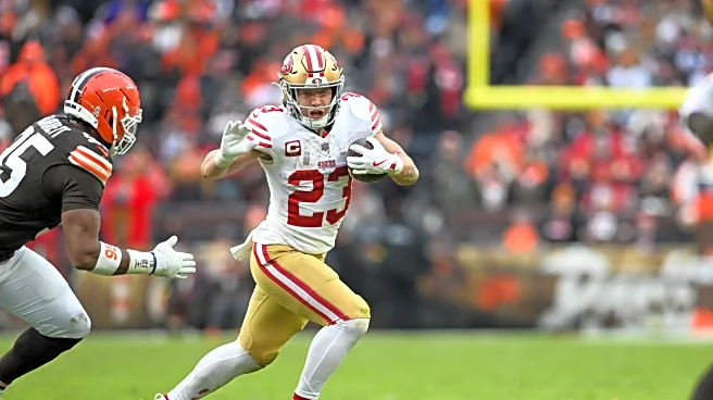 Christian McCaffrey back on the injury report, questionable for Sunday