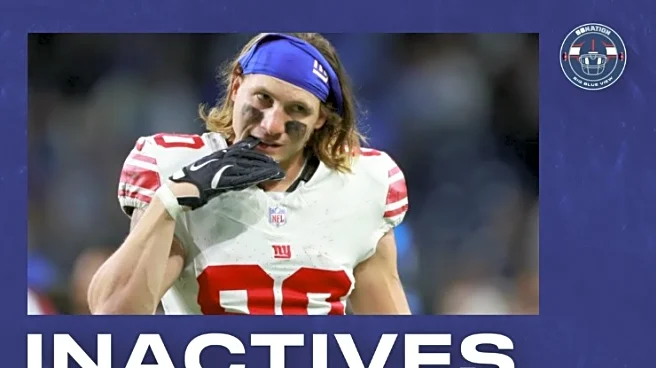 Giants-Commanders inactives: Gunner Olszewski, Jamie Gillan out for New York