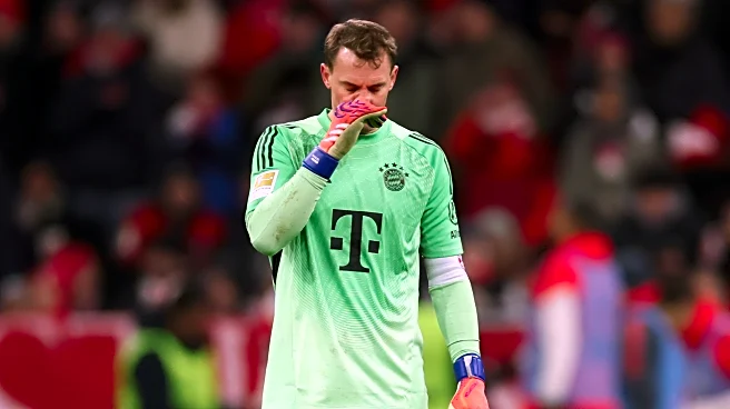 Bayern Munich goalkeeper Manuel Neuer suffers a hamstring injury