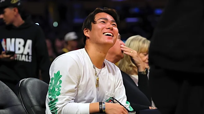 Yoshinobu Yamamoto wins Babe Ruth Award as postseason MVP