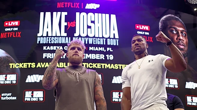 ‘Jake vs. Joshua’ full fight week schedule released for Netflix special on Dec. 19 in Miami