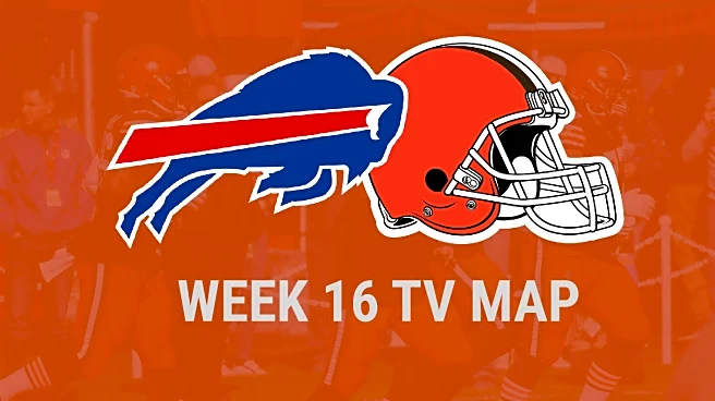 Cleveland Browns vs. Buffalo Bills: Week 16 TV Map