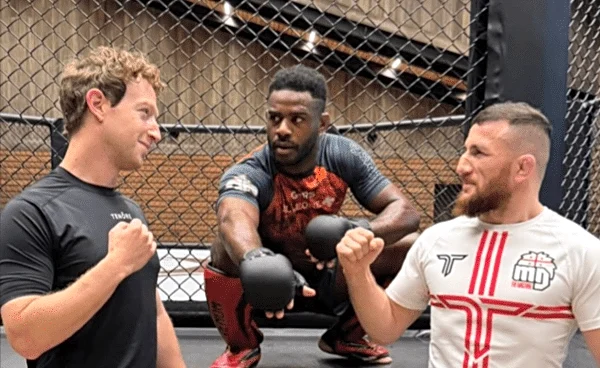 Video: Mark Zuckerberg spars 3 rounds with Merab Dvalishvili