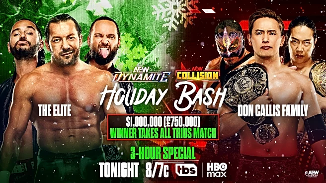 AEW Dynamite and Collision Holiday Bash SPOILERS from Manchester