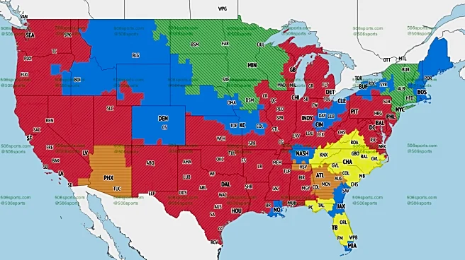 Broncos vs. Jaguars TV broadcast map for Week 16