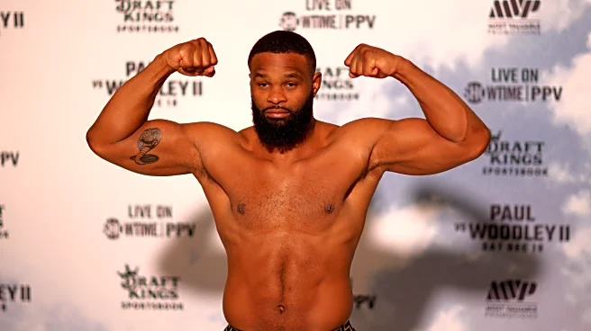 Jake vs. Joshua weigh ins results video: Tyron Woodley heavier than Anderson Silva for Netflix co-main event