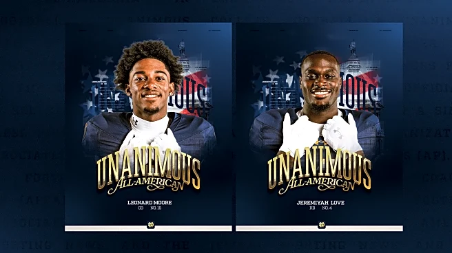 Notre Dame’s Jeremiyah Love and Leonard Moore are UNANIMOUS All-Americans
