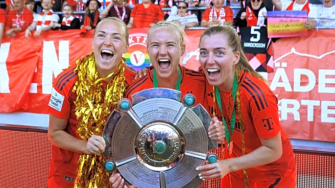 Bayern Munich Frauen lock up Pernille Harder, Magdalena Eriksson