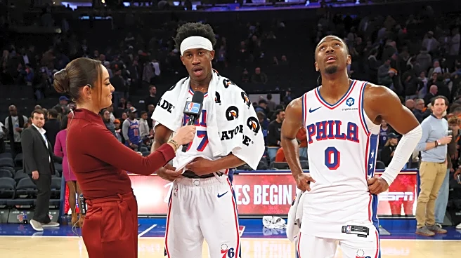 Sixers’ homegrown guard trio shines bright under the MSG lights