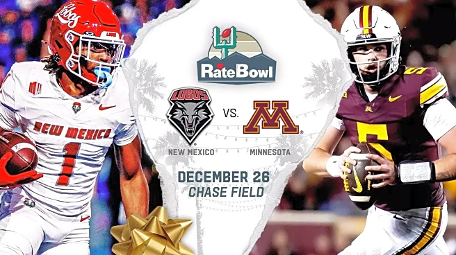 The Minnesota Gophers will face the New Mexico Lobos in Phoenix at the Rate Bowl.