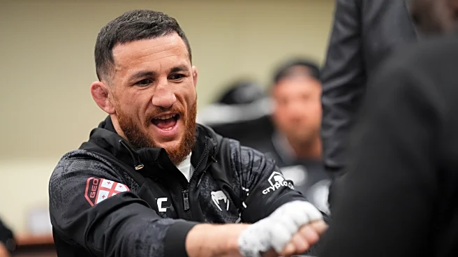 Georgian Power! Ilia Topuria, Merab Dvalishvili smash punching machine during Christmas Bro Down | Video