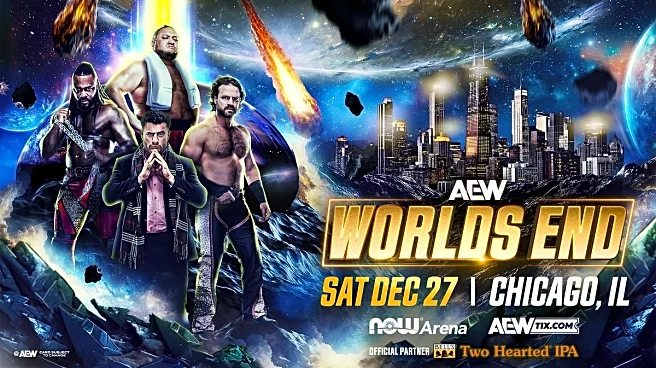 AEW Worlds End 2025 start time, match card