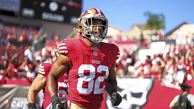 49ers elevate a tight end from the practice squad with George Kittle questionable