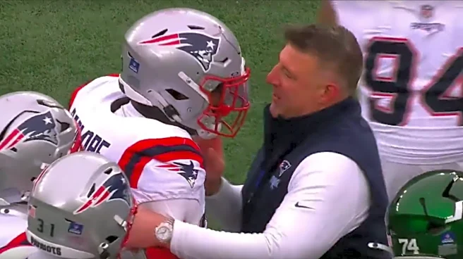 Mike Vrabel, Christian Barmore explain heated exchange during Jets game